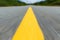 Radial Blur Background Of A Yellow Highway Line