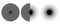 Radial burst lines circular element or background. Starburst or sunburst graphics as icon or logo