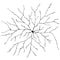 Radial crack vector template.