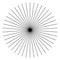 Radial, radiating, converging lines. Circular lines geometric vector illustration