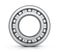 Radial roller bearing isolated white background.