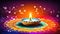 Radiant Diwali Illuminations: Captivating Holiday Lights for Celebrations - Generative AI