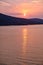 Radiant Orange Sunrise, Reflections in Sea, Greece