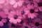 Radiant Pink flowers dahlias. Generate Ai