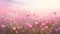 radiant pink meadow grass captivating