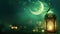 Radiant Ramadan Blessings: Islamic Greeting Card Celebrating the Sacred Month of Fasting