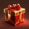 Radiant Revelry: Christmas Gifts and Decorations Splendor AI Generative By Christmas ai