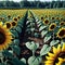 Radiant Reverie: The Beauty of Sunflowers in AI Art