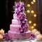 Radiant Splendor: A Shimmering Multi-tiered Wedding Cake