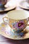 Radiant Tea Cup and Saucer - An Aristocratic Table Setting