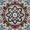 Radiant Wholeness: Vibrant Mandala on a White Canvas