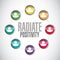 Radiate Positivity people sign concept