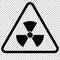 Radiation Hazard Sign. Isolated symbol