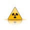 Radiation Hazard Sign.Symbol of radioactive.