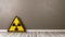 Radiation Hazard Symbol in a Room