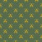 Radiation symbol inside Target vector colored seamless pattern