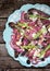 Radicchio and gorgonzola salad
