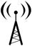 Radio antenna symbol