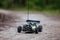 Radio Controlled Car In Action