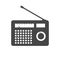 Radio creative icon. Simple element illustration