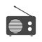 Radio creative icon. Simple element illustration