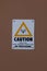 Radio Frequency Caution Sign