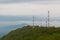 Radio locators, antennas, communications and tele-, radio- broadcast, meteorology in the mountains