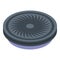 Radio speaker icon, isometric style