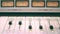 Radio Station - Mixer board control and VU Audio Meters. The retro analog VU meter scale