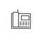 Radio telephone line icon