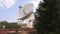 Radio telescope listens to space