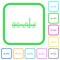 Radio tuner vivid colored flat icons icons