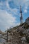Radio-Tv transmitter on Sveti Jure peak in Biokovo, Croatia