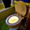 Radioactive glowing toilet