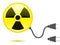 Radioactive icon with connector