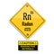 Radioactive periodic elements  Radon , corporative business concep artwork
