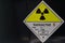 Radioactive sign on barrel