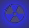 Radioactive Sign Blue