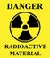 Radioactive Sign Yellow