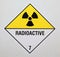 Radioactive Warning Sign