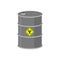 Radioactive waste barrel. Toxic refuse keg. Poisonous liquid cask. Chemical garbage emissions. environmental pollution. danger