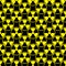 Radioactivity emblem danger power icon background black yellow