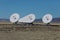 Radiotelescopes at the Very Large Array, the National Radio Observatory in New Mexico,USA