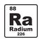 Radium element icon