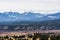 Radium Hot Springs, CANADA - MARCH 23, 2019: Overlooking the town from the mountain top