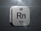 Radon element from the periodic table