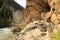 The radon hot spring near the Altyn Arashan resort near Karakol city, Kyrgyzstan