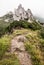 Radove skaly hill with limestone rocks near Sivy vrch in Western Tatras mountains in Slovakia