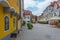 Radovljica, Slovenia, June 19, 2023: People are strolling Linhar