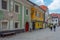 Radovljica, Slovenia, June 19, 2023: People are strolling Linhar